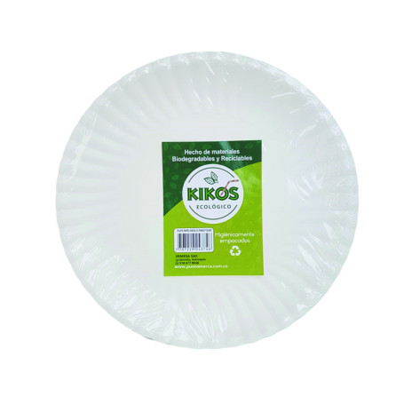 PLATO PAPEL KIKOS 23 PANDO*12UND(24)