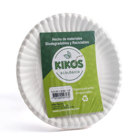 PLATO KIKOS  PAPEL 15 PANDO *12UND(24)