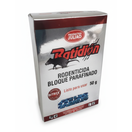 RATIDION BLOQUE PARAFINADO(5G)X50G