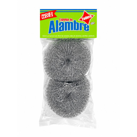 ESPONJA ALAMBRE PAG 2 LLEVE 3 (30)(120)