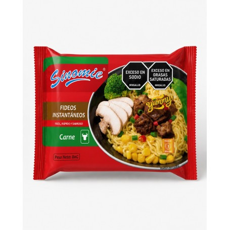 02581 SOPA SINOMIE CARNE 80G X 6 UNDS