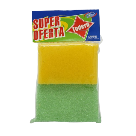 00291 OF ESPONJA CUIDA UÑAS+ARCOIRIS TODERA (60)