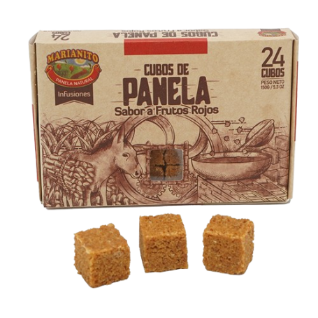 CUBO PANELA  FRUTOS ROJOS*24 (48)