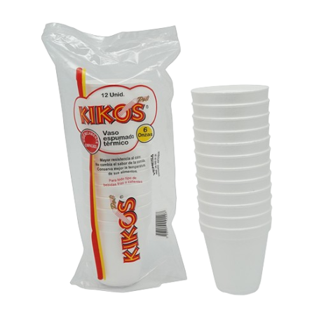 VASO ESPUMADO  6oz *12UND (60)